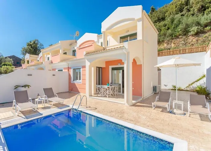 Luxury Akti Barbati 1 With Private Pool By Dadovillas Vilă