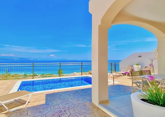 Luxury Akti Barbati 1 With Private Pool By Dadovillas ヴィラ Pyrgi